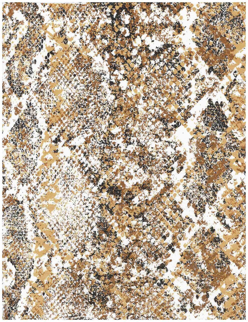 Snake Skin Print Rayon Jersey Knit Fabric 1 Yard Soft Stretch Lightweight 58/60" Wide